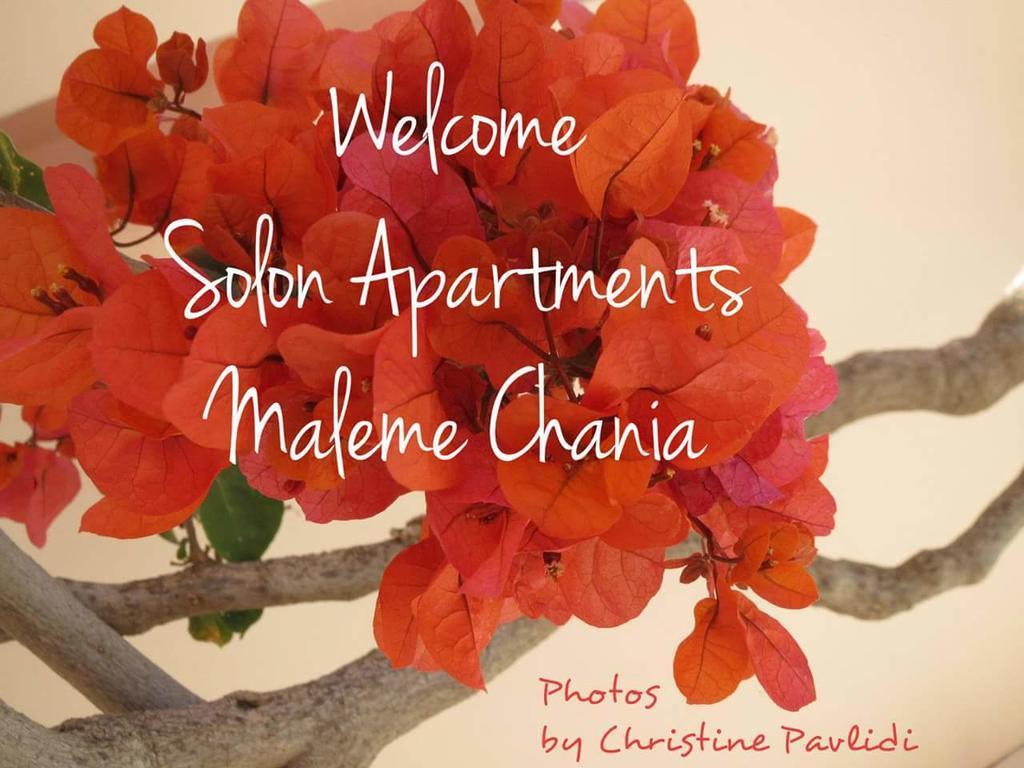 Solon Apartments Maleme Buitenkant foto